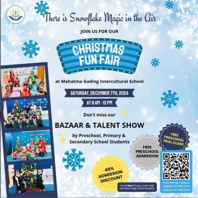  Join the Joy at MGIS Christmas Funfair! 