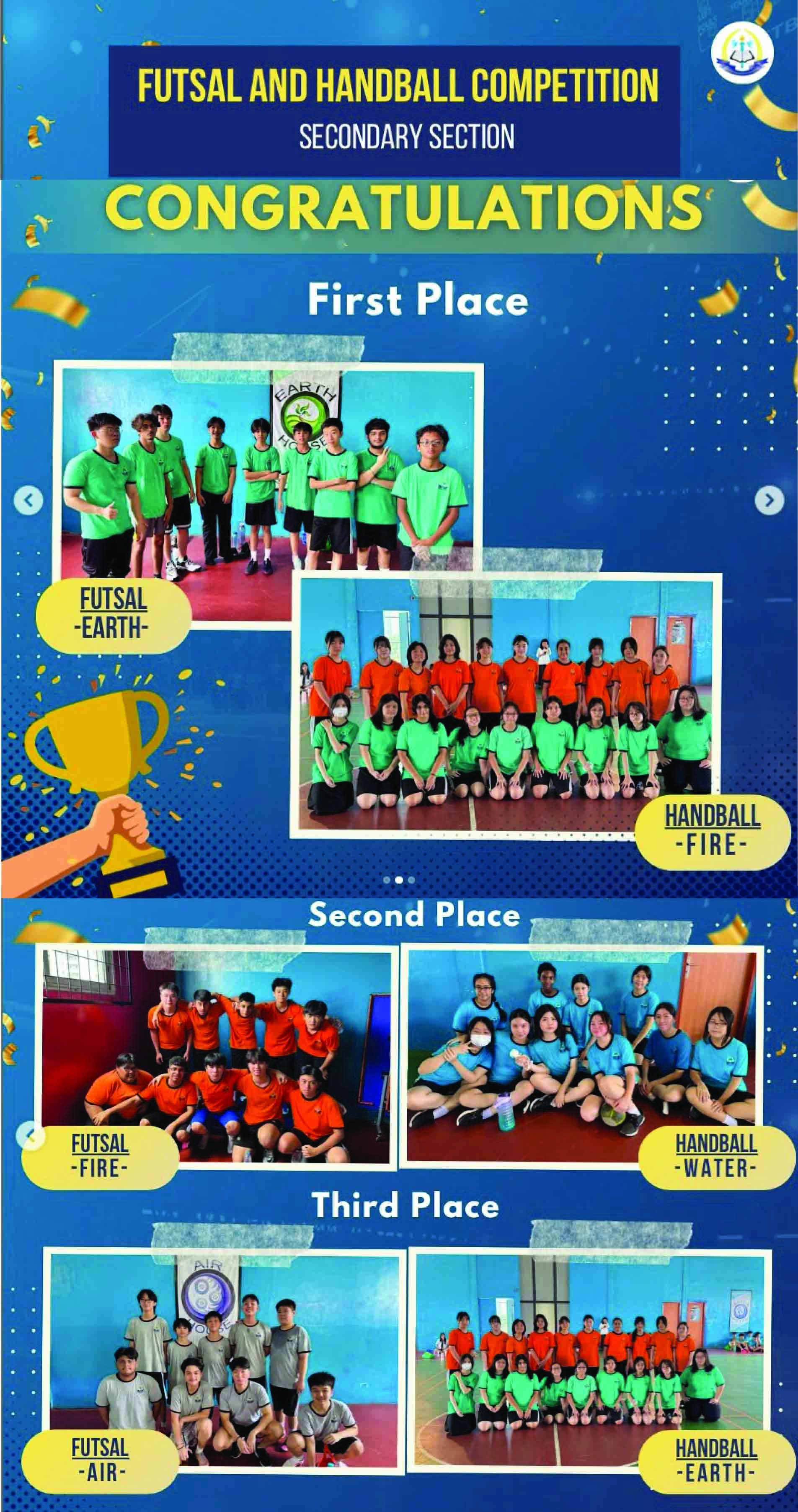 FUTSALL AND HANDBALL COMPETION